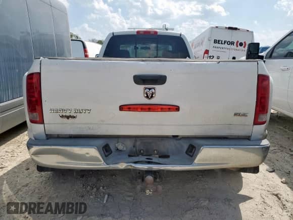 2006 Dodge 3500 SLT z VIN 3D7ML48C56G172775, wystawiony jako Copart lot #50087985 z przebiegiem 363 008 mil mil oraz Szkoda całkowita • Salvage title. Historia ofert i sprzedaży dostępna na DreamBid. Obrazek 6.