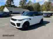 2018 Land Rover Range Rover Sport SVR with VIN SALWZ2SE9JA192169, listed as a Copart auction lot 85945685 with 105,124 mi miles and Clean title. Bid and sale history available at DreamBid. Image 2.