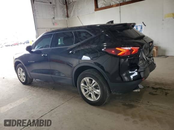 2019 Chevrolet Blazer with VIN 3GNKBGRS8KS606410, listed as a Copart auction lot 84021115 with 24,084 mi miles and Salvage title. Bid and sale history available at DreamBid. Image 2.