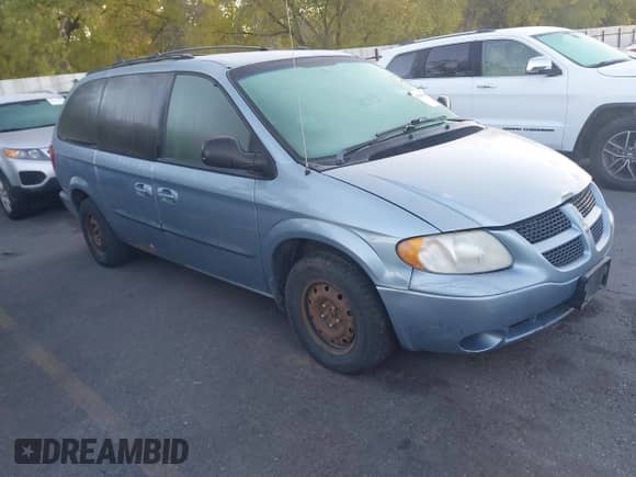 2003 Dodge Caravan Sport with VIN 1D4GP44333B252990, listed as a IAAI auction lot 43460359 with 275,418 mi miles and . Bid and sale history available at DreamBid. Image 1.