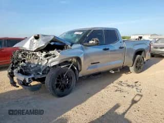 2023 Toyota Tundra SR5 with VIN 5TFLA5DAXPX063117, listed as a Copart auction lot 67078695 with 60,409 mi miles and Salvage title. Bid and sale history available at DreamBid. Image 1.