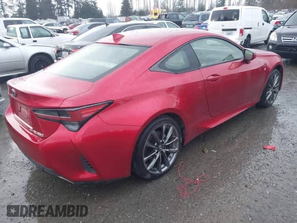 2022 Lexus RC 350 F Sport с VIN JTHGZ5DC9N5011710, выставлен на аукционе IAAI как лот 41217021 с пробегом 17 752 миль миль и . История ставок и продаж доступна на DreamBid. Изображение 4.