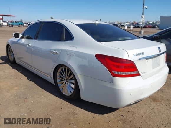 2014 Hyundai Equus Ultimate z VIN KMHGH4JH8EU080789, wystawiony jako IAAI lot #41781207 z przebiegiem 113 032 mil mil oraz . Historia ofert i sprzedaży dostępna na DreamBid. Obrazek 3.