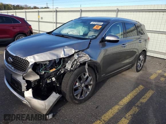 2016 Kia Sorento SX с VIN 5XYPKDA5XGG091647, выставлен на аукционе Copart как лот 87248855 с пробегом Не указан миль и Списание • Salvage title. История ставок и продаж доступна на DreamBid. Изображение 1.