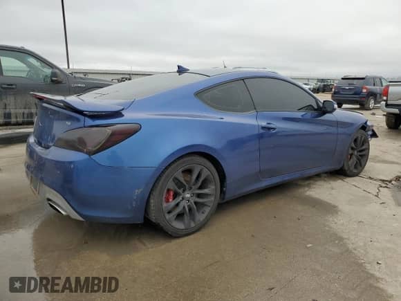 2015 Hyundai Genesis Coupe Ultimate с VIN KMHHU6KJ9FU128251, выставлен на аукционе Copart как лот 45158865 с пробегом 75 235 миль миль и Списание • Salvage title. История ставок и продаж доступна на DreamBid. Изображение 3.