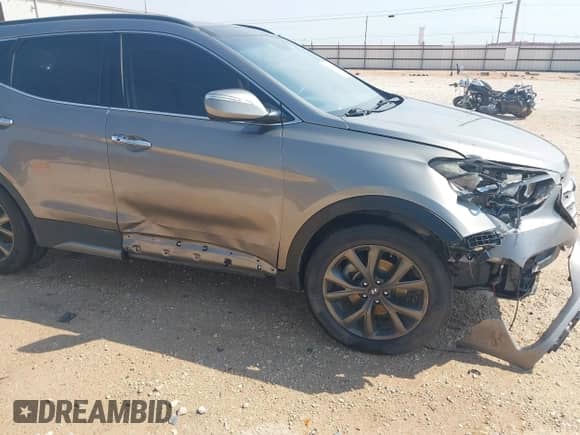 2017 Hyundai Santa Fe Ultimate with VIN 5NMZW4LA9HH047458, listed as a IAAI auction lot 43060284 with 102,219 mi miles and . Bid and sale history available at DreamBid. Image 17.