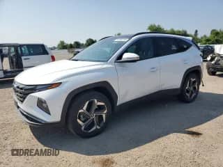 2023 Hyundai Tucson Luxury with VIN KM8JCCA18PU088752, listed as a Copart auction lot 67392745 with 27,417 mi miles and Salvage title. Bid and sale history available at DreamBid. Image 1.