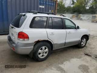 2006 Hyundai Santa Fe GLS z VIN KM8SC13D76U089373, wystawiony jako Copart lot #67720484 z przebiegiem 140 219 mil mil oraz Nie do naprawy • Non repairable. Historia ofert i sprzedaży dostępna na DreamBid. Obrazek 3.