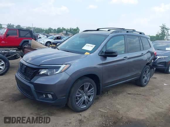 2021 Honda Passport EX-L с VIN 5FNYF8H50MB013922, выставлен на аукционе IAAI как лот 42407204 с пробегом 48 978 миль миль и . История ставок и продаж доступна на DreamBid. Изображение 19.
