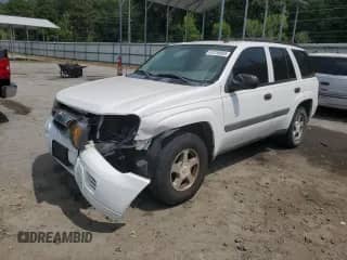 2005 Chevrolet TrailBlazer LS с VIN 1GNDS13SX52137996, выставлен на аукционе Copart как лот 67235605 с пробегом 112 390 миль миль и Списание • Salvage title. История ставок и продаж доступна на DreamBid. Изображение 1.
