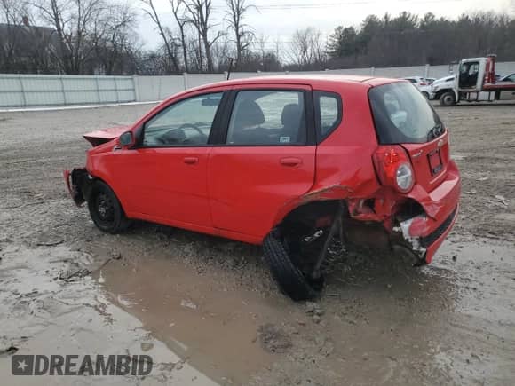 2010 Chevrolet Aveo 1LT with VIN KL1TD6DE2AB135388, listed as a Copart auction lot 49596045 with 102,982 mi miles and Non repairable. Bid and sale history available at DreamBid. Image 2.