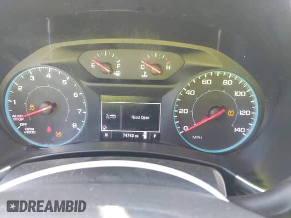 2019 Chevrolet Equinox LS with VIN 3GNAXSEV6KL165256, listed as a IAAI auction lot 43418880 with 74,743 mi miles and . Bid and sale history available at DreamBid. Image 7.