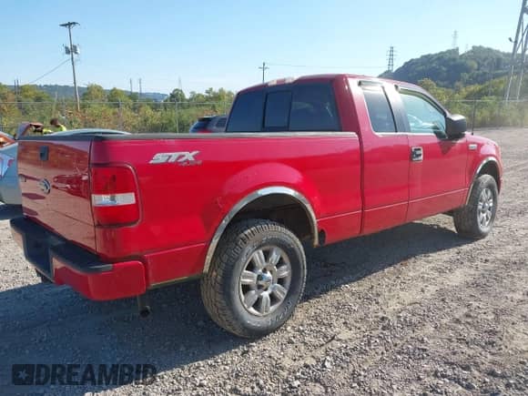 2005 Ford F-150 STX with VIN 1FTRX14W95FB19077, listed as a IAAI auction lot 43350070 with 103,812 mi miles and . Bid and sale history available at DreamBid. Image 4.