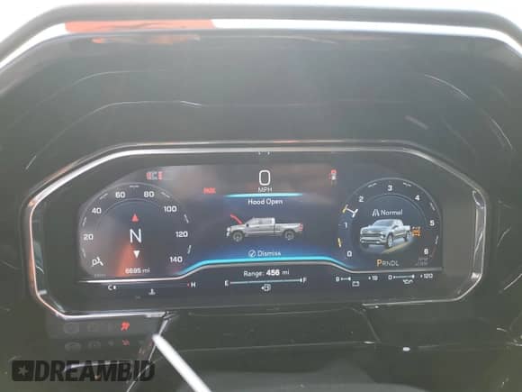 2025 Chevrolet Silverado 1500 LT with VIN 3GCPKKEK2SG124820, listed as a Copart auction lot 60416105 with 6,695 mi miles and Clean title. Bid and sale history available at DreamBid. Image 9.