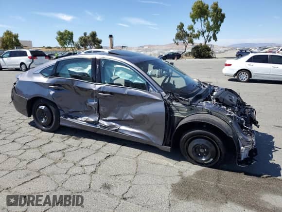 2019 Honda Accord Sport with VIN 1HGCV2F34KA031522, listed as a Copart auction lot 66296255 with Not provided miles and Salvage title. Bid and sale history available at DreamBid. Image 4.