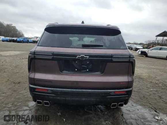2025 Chevrolet Traverse FWD RS z VIN 1GNERLRS1SJ126566, wystawiony jako Copart lot #44213405 z przebiegiem 81 mil mil oraz Szkoda całkowita • Salvage title. Historia ofert i sprzedaży dostępna na DreamBid. Obrazek 6.