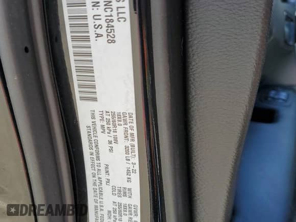 2022 Dodge Durango Pursuit z VIN 1C4RDJFG0NC184528, wystawiony jako Copart lot #50624175 z przebiegiem Nie podano mil oraz Szkoda całkowita • Salvage title. Historia ofert i sprzedaży dostępna na DreamBid. Obrazek 13.