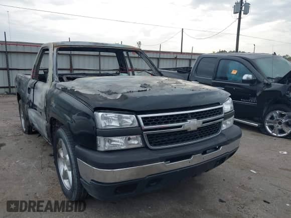 2005 Chevrolet Silverado 1500 Work Truck with VIN 1GCEC14X25Z324919, listed as a IAAI auction lot 41020016 with Not provided miles and . Bid and sale history available at DreamBid. Image 1.