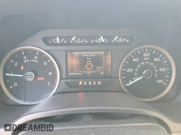 2020 Ford F-150 XL with VIN 1FTEW1E57LFC19988, listed as a Copart auction lot 81844415 with 79,749 mi miles and Salvage title. Bid and sale history available at DreamBid. Image 9.