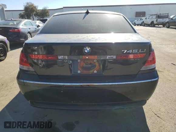 2004 BMW 7 Series 745Li with VIN WBAGN63444DS47874, listed as a Copart auction lot 88582125 with 172,419 mi miles and Clean title. Bid and sale history available at DreamBid. Image 6.