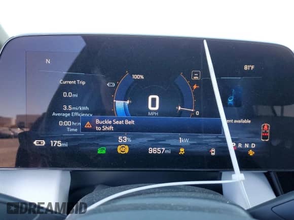 2025 Chevrolet Equinox EV LT z VIN 3GN7DLRP5SS124577, wystawiony jako Copart lot #68978075 z przebiegiem 9 657 mil mil oraz Szkoda całkowita • Salvage title. Historia ofert i sprzedaży dostępna na DreamBid. Obrazek 9.