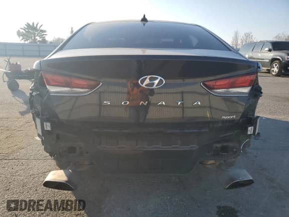 2018 Hyundai Sonata Sport Plus with VIN 5NPE34AF7JH671144, listed as a Copart auction lot 85147204 with Not provided miles and Salvage title. Bid and sale history available at DreamBid. Image 6.