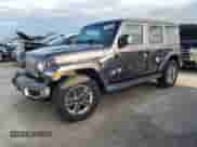 2021 Jeep Wrangler Unlimited Sahara High Altitude with VIN 1C4HJXEG0MW603872, listed as a Copart auction lot 74835884 with 31,008 mi miles and Non repairable. Bid and sale history available at DreamBid. Image 1.