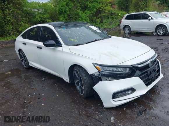 2018 Honda Accord EX-L with VIN 1HGCV2F52JA006814, listed as a IAAI auction lot 41992003 with 90,159 mi miles and . Bid and sale history available at DreamBid. Image 1.