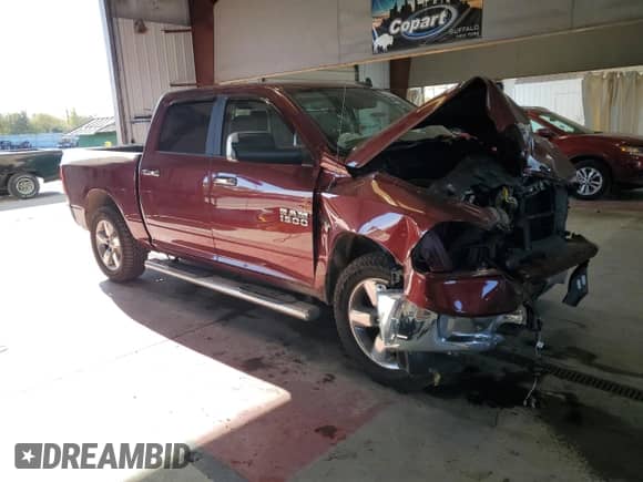 2018 Ram 1500 Big Horn with VIN 3C6RR7LT1JG178628, listed as a Copart auction lot 85560315 with 75,257 mi miles and Salvage title. Bid and sale history available at DreamBid. Image 4.