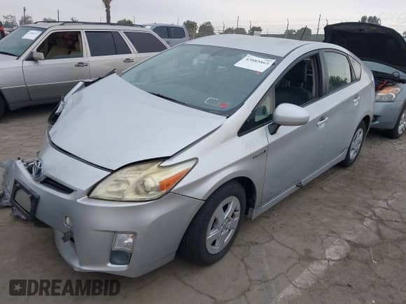 2011 Toyota Prius I with VIN JTDKN3DU9B0298043, listed as a IAAI auction lot 43085865 with 217,125 mi miles and . Bid and sale history available at DreamBid. Image 2.