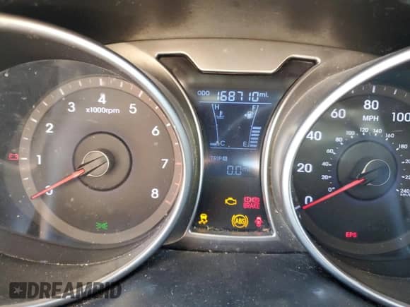 2012 Hyundai Veloster w/Black Int z VIN KMHTC6AD0CU067392, wystawiony jako Copart lot #65002665 z przebiegiem 168 710 mil mil oraz Szkoda całkowita • Salvage title. Historia ofert i sprzedaży dostępna na DreamBid. Obrazek 9.