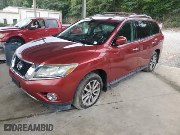 2015 Nissan Pathfinder SL с VIN 5N1AR2MM2FC688041, выставлен на аукционе Copart как лот 70452425 с пробегом 219 471 миль миль и Чистый • Clean title. История ставок и продаж доступна на DreamBid. Изображение 1.