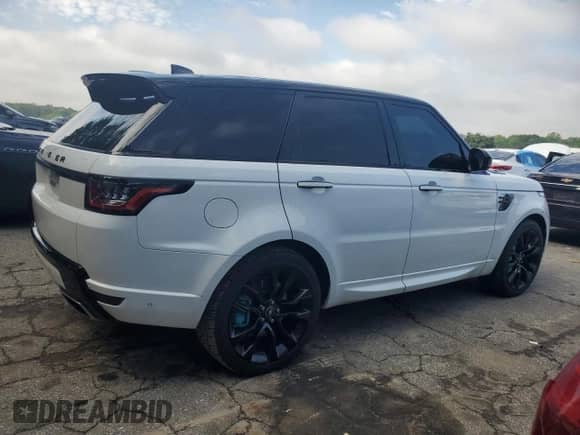2022 Land Rover Range Rover Sport HST z VIN SALWS2RU4NA229832, wystawiony jako Copart lot #55836095 z przebiegiem 47 540 mil mil oraz Szkoda całkowita • Salvage title. Historia ofert i sprzedaży dostępna na DreamBid. Obrazek 3.