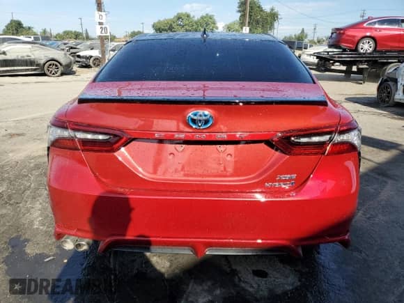 2021 Toyota Camry Hybrid XSE with VIN 4T1K31AK6MU030362, listed as a Copart auction lot 81326505 with 72,342 mi miles and Salvage title. Bid and sale history available at DreamBid. Image 6.