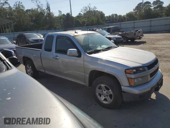 2010 Chevrolet Colorado 1LT with VIN 1GCESCDE8A8148259, listed as a Copart auction lot 76167344 with 100,614 mi miles and Salvage title. Bid and sale history available at DreamBid. Image 4.