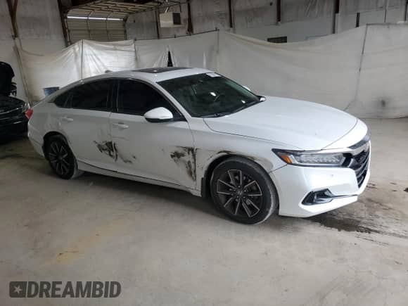 2021 Honda Accord EX-L с VIN 1HGCV1F5XMA031362, выставлен на аукционе Copart как лот 81580145 с пробегом 53 751 миль миль и Списание • Salvage title. История ставок и продаж доступна на DreamBid. Изображение 4.