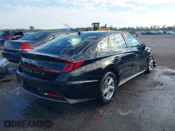 2022 Hyundai Sonata SE with VIN 5NPEG4JA0NH142536, listed as a IAAI auction lot 43354225 with 38,512 mi miles and . Bid and sale history available at DreamBid. Image 4.