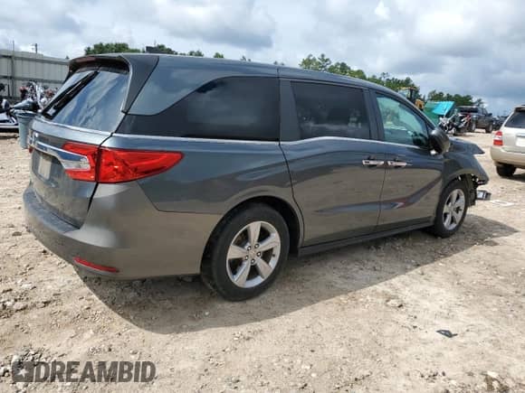 2019 Honda Odyssey EX z VIN 5FNRL6H52KB036889, wystawiony jako Copart lot #68907905 z przebiegiem Nie podano mil oraz Nie do naprawy • Non repairable. Historia ofert i sprzedaży dostępna na DreamBid. Obrazek 3.