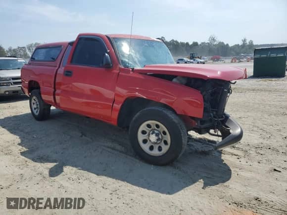 2006 Chevrolet Silverado 1500 LS with VIN 1GCEC19X16Z283077, listed as a Copart auction lot 83092664 with Not provided miles and Salvage title. Bid and sale history available at DreamBid. Image 4.