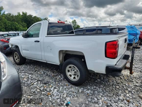 2014 Chevrolet Silverado 1500 Work Truck with VIN 1GCNCPEC9EZ341408, listed as a Copart auction lot 60713915 with 37,283 mi miles and Salvage title. Bid and sale history available at DreamBid. Image 2.