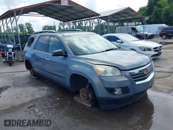 2008 Saturn Outlook XE with VIN 5GZER137X8J202472, listed as a IAAI auction lot 42752516 with 134,250 mi miles and . Bid and sale history available at DreamBid. Image 1.