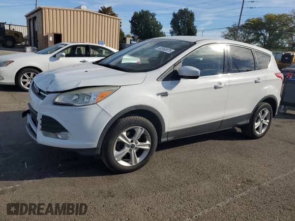 2014 Ford Escape SE с VIN 1FMCU0GX2EUD85934, выставлен на аукционе Copart как лот 82550975 с пробегом 156 384 миль миль и Списание • Salvage title. История ставок и продаж доступна на DreamBid. Изображение 1.
