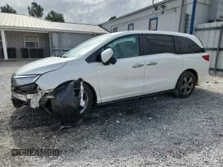 2022 Honda Odyssey EX с VIN 5FNRL6H55NB023932, выставлен на аукционе Copart как лот 63604935 с пробегом 80 474 миль миль и Списание • Salvage title. История ставок и продаж доступна на DreamBid. Изображение 1.