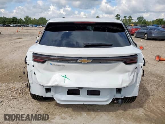 2025 Chevrolet Equinox EV LT1 w/PCY с VIN 3GN7DMRP9SS225563, выставлен на аукционе Copart как лот 81294605 с пробегом 987 миль миль и Списание • Salvage title. История ставок и продаж доступна на DreamBid. Изображение 6.
