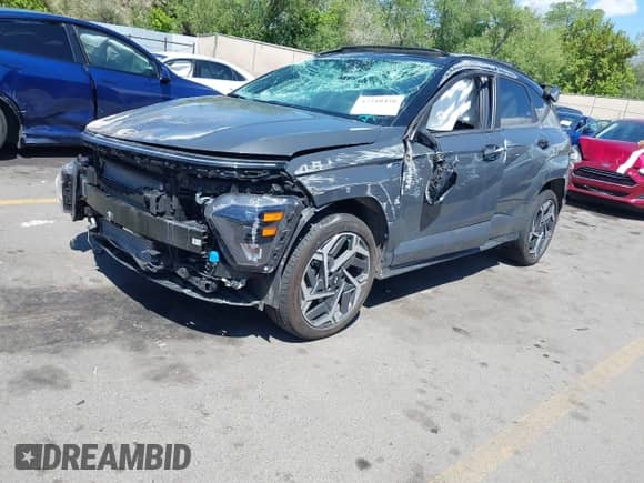 2024 Hyundai Kona N Line с VIN KM8HACA35RU066992, выставлен на аукционе IAAI как лот 42210458 с пробегом 9 533 миль миль и . История ставок и продаж доступна на DreamBid. Изображение 2.
