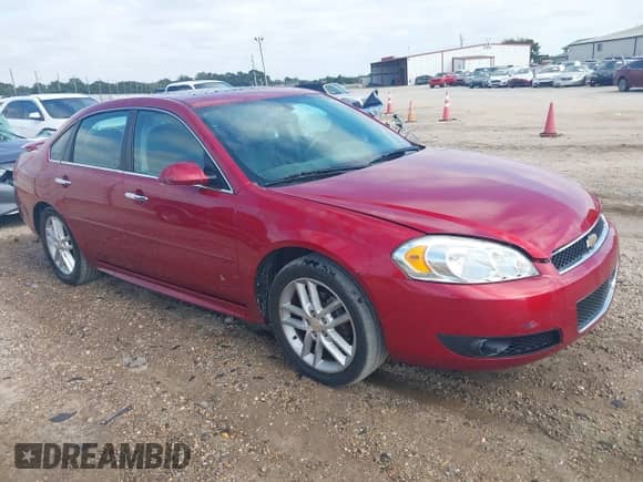 2014 Chevrolet Impala LTZ z VIN 2G1WC5E37E1185489, wystawiony jako IAAI lot #43421576 z przebiegiem 159 385 mil mil oraz . Historia ofert i sprzedaży dostępna na DreamBid. Obrazek 1.