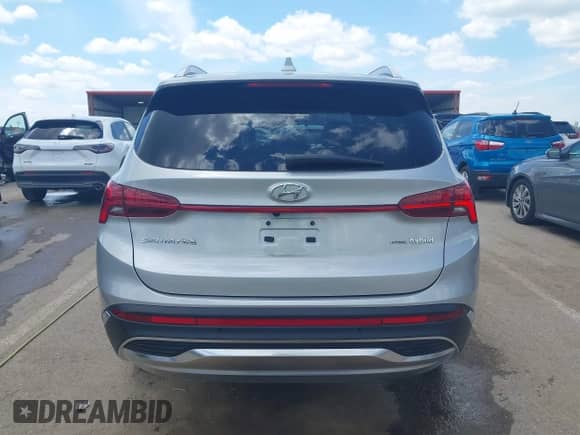 2022 Hyundai Santa Fe Limited with VIN KM8S5DA10NU051647, listed as a IAAI auction lot 42199725 with 35,235 mi miles and . Bid and sale history available at DreamBid. Image 16.