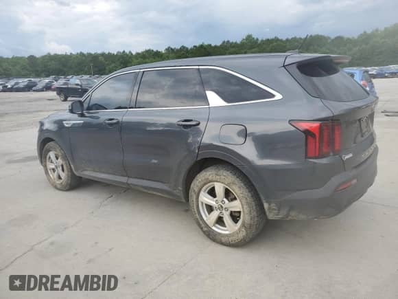 2021 Kia Sorento LX with VIN 5XYRG4LC3MG048799, listed as a Copart auction lot 59177745 with 100,711 mi miles and Salvage title. Bid and sale history available at DreamBid. Image 2.