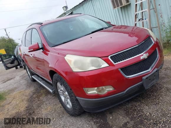 2012 Chevrolet Traverse 2LT with VIN 1GNKRJED0CJ184460, listed as a IAAI auction lot 43511518 with 175,461 mi miles and . Bid and sale history available at DreamBid. Image 1.