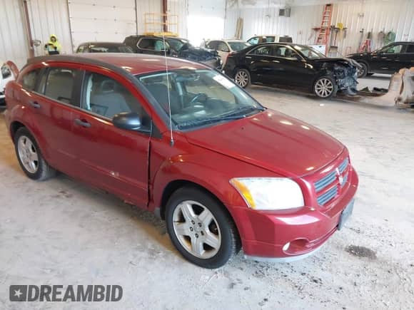 2008 Dodge Caliber SXT with VIN 1B3HB48BX8D764454, listed as a IAAI auction lot 43446928 with 143,857 mi miles and . Bid and sale history available at DreamBid. Image 1.